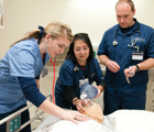 Photo of Nursing Students Simulating with Patient